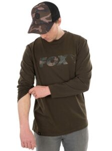 Fox triko Long Sleeve Khaki Camo