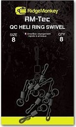 RidgeMonkey RM-Tec Quick Change Heli Ring Swivel