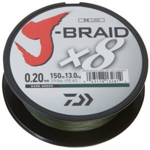 Daiwa Pletená šňůra J-BRAID X8 150m