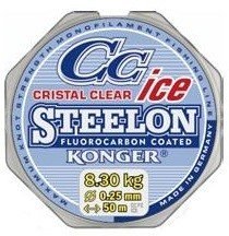 Konger vlasec Steelon Cristal Clear Fluorocarbon
